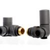 Corner Radiator Valves Anthracite