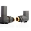 Corner Radiator Valves Anthracite