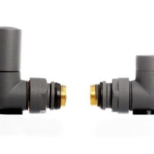 Corner Radiator Valves Anthracite