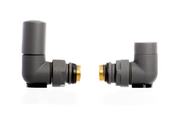 Corner Radiator Valves Anthracite